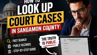 How to look up court cases in Sangamon County