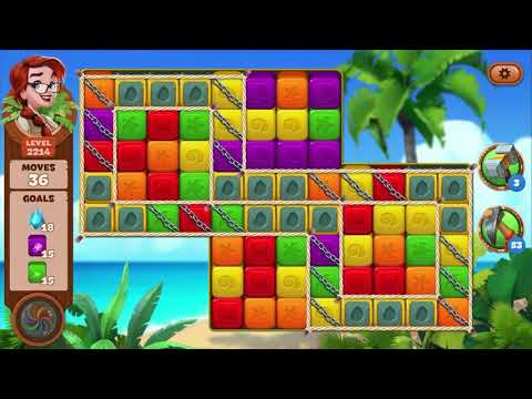 Lost Island Blast Adventure Level 2214 NO BOOSTERS - A S GAMING ✔️