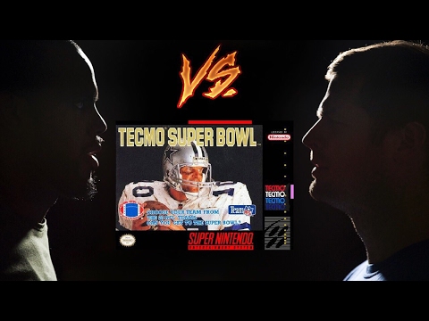 Tecmo Super Bowl - SNES - Retro Sports League - Tom vs Joe - Game 19
