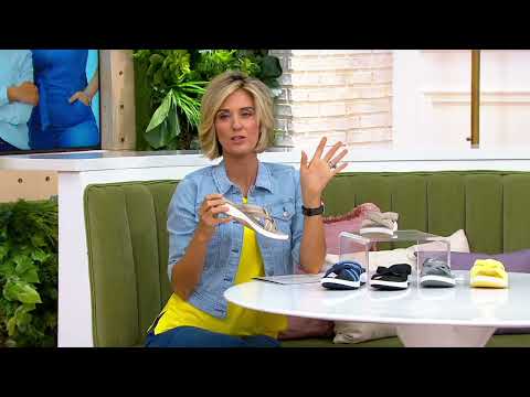 Clarks Cloudsteppers Sport Slide Sandals - Mira Isle on QVC