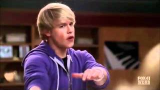 Glee&#39;s Sam Evans - Baby (Justin Bieber Experience)