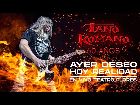 Tano Romano - Ayer Deseo, Hoy Realidad (Videoclip Oficial EN VIVO - Cover Hermética)