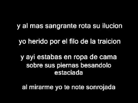 Anthony Cruz   Tu traicion Letras