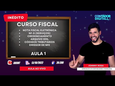 Live #65 - Curso Fiscal - Aula 01 -  Documentos Fiscais