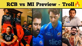 RCB vs MI Playing 11 Preview தமிழ் Troll | lsg vs dc and pbks vs kkr Meme Review