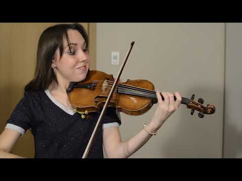 Alexandra Cooreman - Bach Solo Violin Sonata No.2 in A minor BWV 1003 - Andante