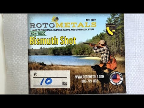 20ga 1-1/8oz Bismuth Hand Load for Waterfowl with Patterns