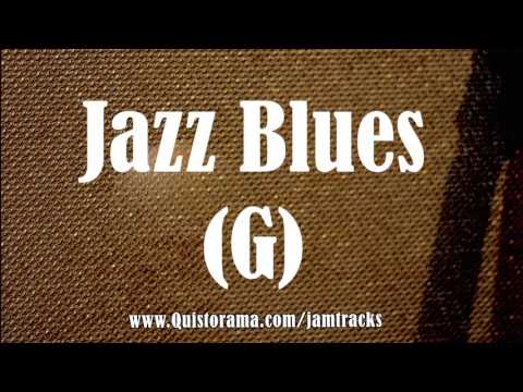 Jazz Blues Guitar Backing Track (G)