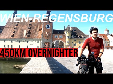 450km non-stop by bike from Vienna to Regensburg | Solo Overnighter Bikepacking