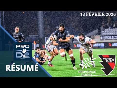 Pro D2: Provence vs Oyonnax highlights - Round 20, 2025/26 Season