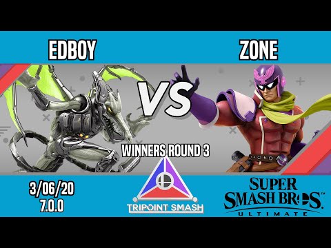 Tripoint 100 - Winners Round 3 - Edboy(Ridley) Vs. Zone(Captain Falcon)