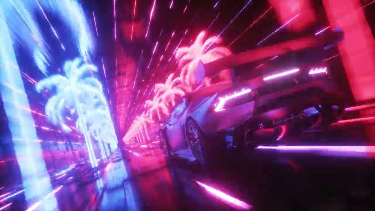 neon car thumbnail