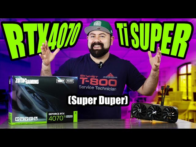 Vídeo relacionado con ZOTAC Gaming GEFORCE RTX 4070 Ti Super Trinity Black Edition - 16GB GDDR6X, 1x HDMI, 3X DP