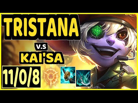 SEDRION (TRISTANA) vs KAI'SA - 11/0/8 KDA BOTTOM ADC CHALLENGER GAMEPLAY - EUW