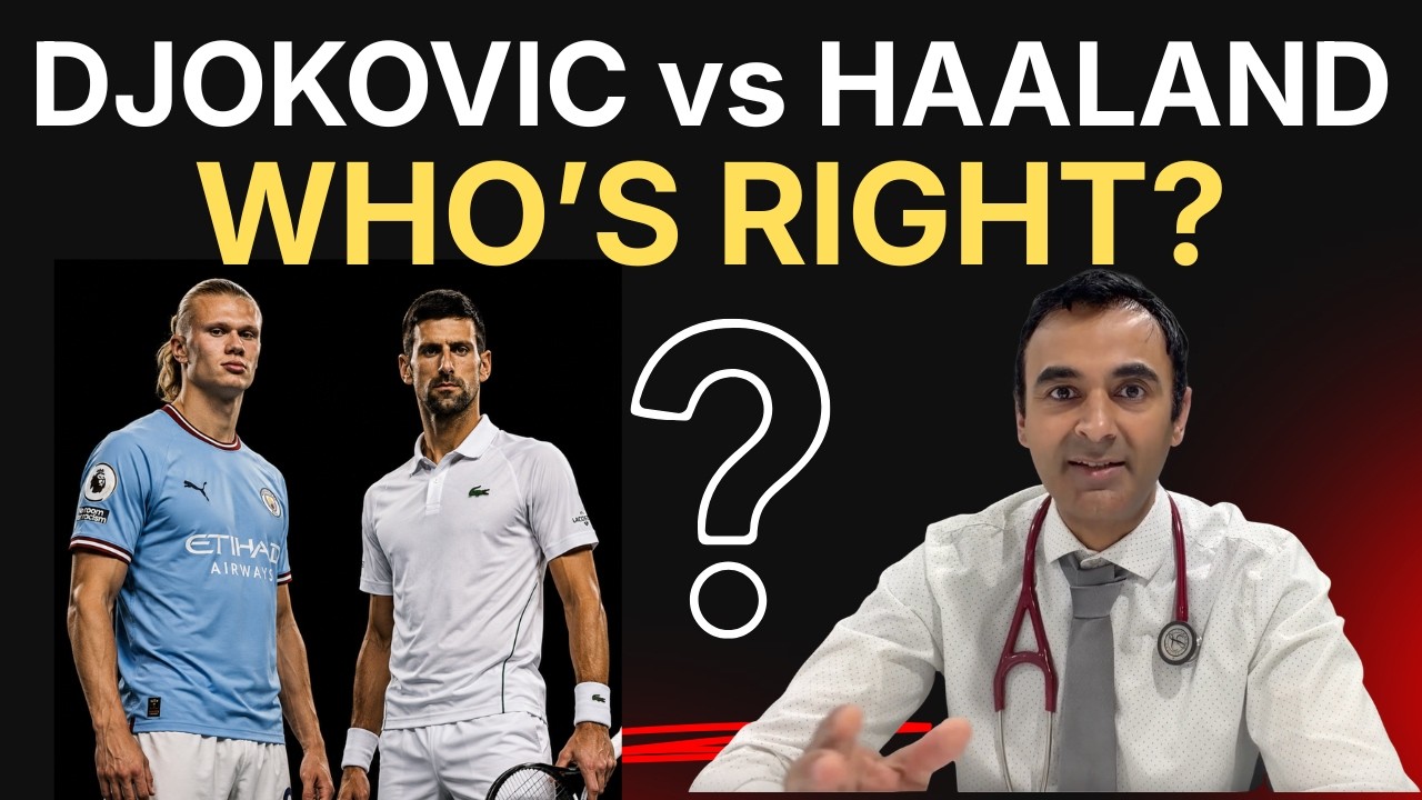 Djokovic vs Haaland: Who Has the BETTER DIET? (Complete OPPOSITES)