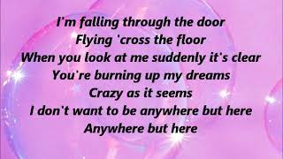 Hilary Duff - Anywhere But Here (Lyrics)