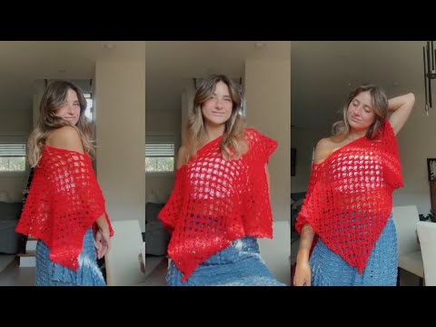 How to Crochet a Love Knot Poncho | Beginner Friendly Crochet Tutorial