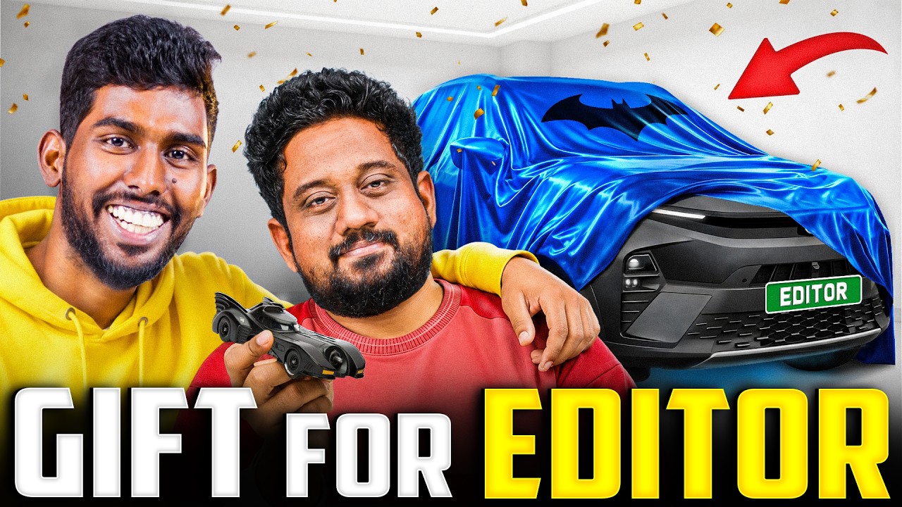 EV Car Gift for Editor Prabhu! 🔥 - Dreams Come True 🚘