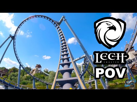 Lech Coaster Front Row POV Legendia Vekoma Bermuda Blitz