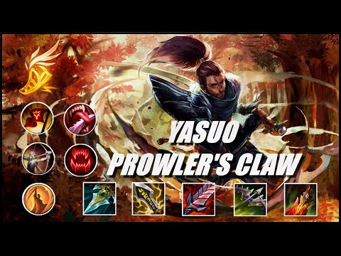AD Yasuo Montage #17 - Prowler's Claw Yasuo Build Season 11 -League Of Legends Best Yasuo Plays 2021
