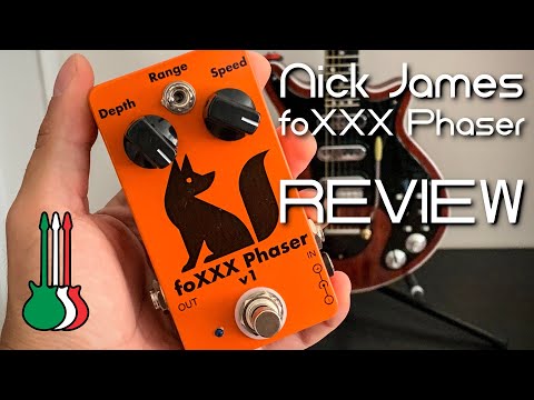 PastFx Nick James Foot Phaser V1 - 10 Stage Foot Phaser includes a  Foxx 's  eye that lights up! image 2