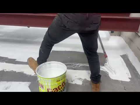 Gaco Roof Coating Application Process 