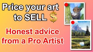 How to Price You Artwork To Sell - EVERYTHING You NEED to Know ! ALL my Top Tips!