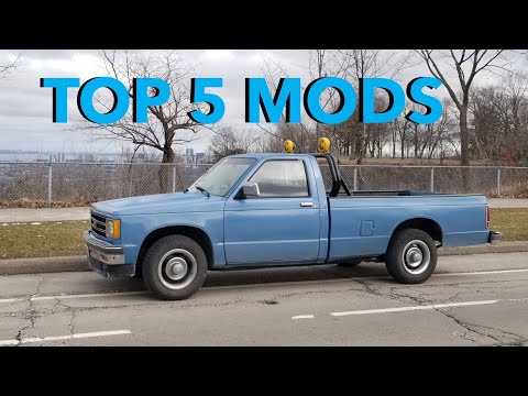 Chevy S10 GMC S15 Top 5 Mods for stock ish trucks