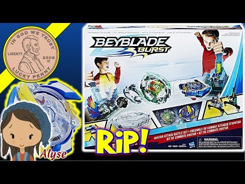 Daddy & Daughter Battle With The Beyblade Burst Avatar Attack Battle Set