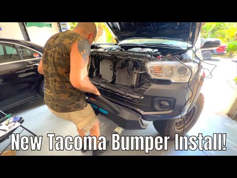 Body Armor Hiline Bumper Install On The Toyota Tacoma