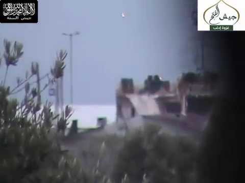 سلسلة عمليات استهداف مقرات النظام في مدينة إدلب بالرشاشات الثقيلة من قبل جيش السنة