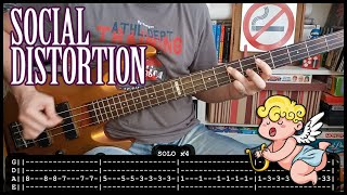 SOCIAL DISTORSION - When the angels sing (BASS cover with TABS) [lyrics + PDF]