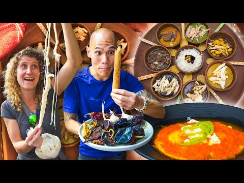 WE CAME TO OAXACA TO EAT THIS! Is MOLE the Best Mexican Food? Street Food Tour in Oaxaca, Mexico 🇲🇽