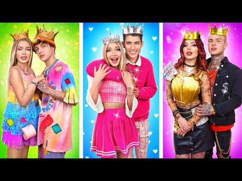 Rich Vs Poor Vs Giga Rich Couple! Who is the Best Couple in School?