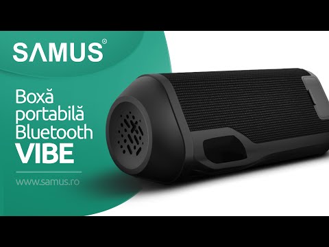 Boxa portabila SAMUS Vibe, Bluetooth, 3W, Black