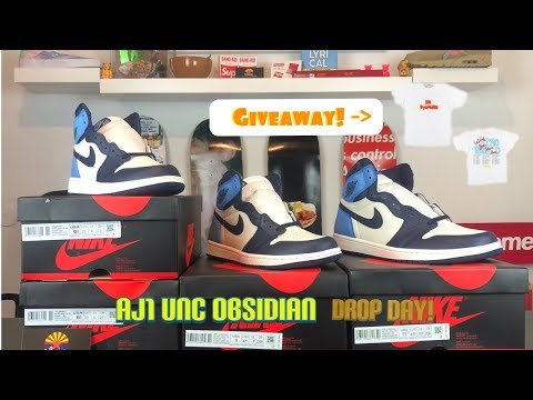 Air Jordan 1 Obsidian Drop Day! Vlog 2 (FREE GIVEAWAY!!)