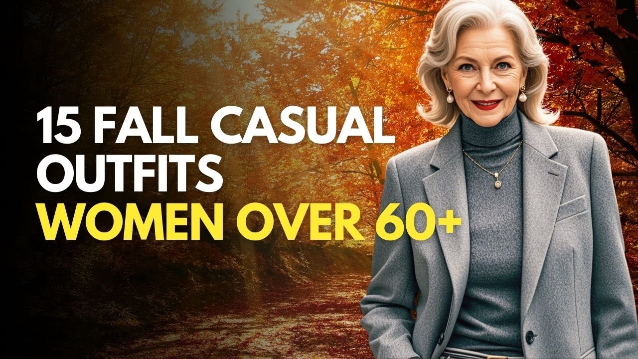 15 Fall Casual Outfits for Women Over 60 | Effortless Style for the Season