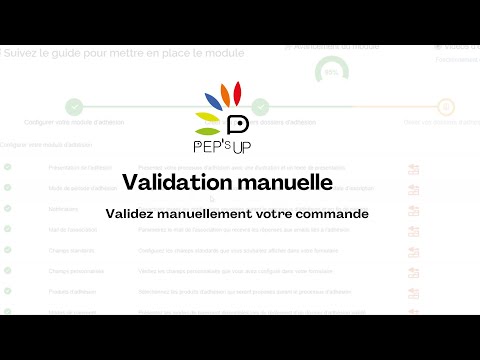 Validation manuelle