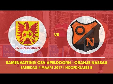 Samenvatting csv Apeldoorn - Oranje Nassau | 16-17