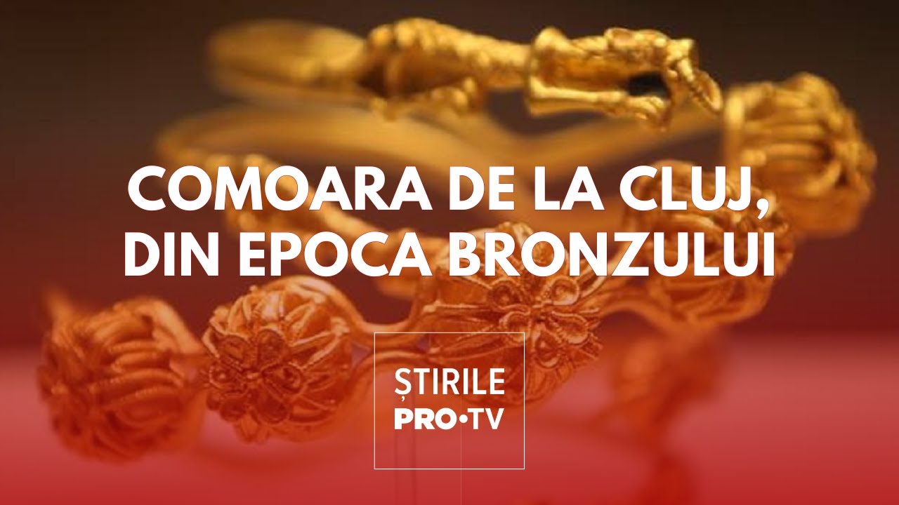 Bronze Age Gold Treasure of 121 Artifacts Unearthed in Cluj County, Romania