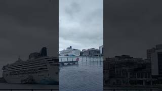 NORWEGIAN SPIRIT CRUISE SHIP AT KEELUNG PORT TAIWAN #shortvideo #cruise #ship