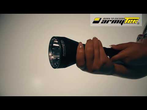 Setting modes in the Armytek Barracuda Pro. Switch from Turbo to Basic. Strobe