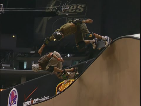 Bob Burnquist and Bucky Lasek - X Games 2003 Skate Vert Doubles Gold Medal Run  [1080p60 Upgrade]
