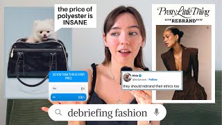 PrettyLittleThing rebrand disaster, a £170 plastic bag, AI in fashion& more