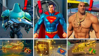 NEW Season 7 ALL BOSSES, MYTHIC WEAPONS, KEYCARD VAULT LOCATIONS! (Boss Zyg, Beach Brutus,Superman)