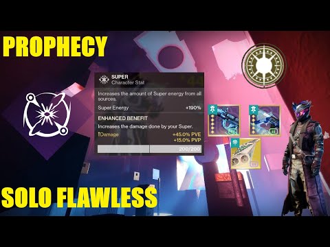 Solo Flawless Prophecy Dungeon - Prismatic Warlock - Destiny 2 Edge of Fate