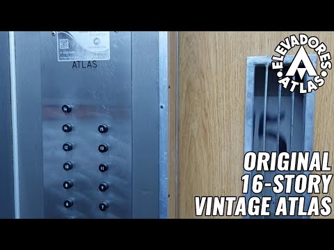 EPIC Original 1959 Vintage ATLAS Traction Elevators - O. Maciel St., Downtown - MG, BR