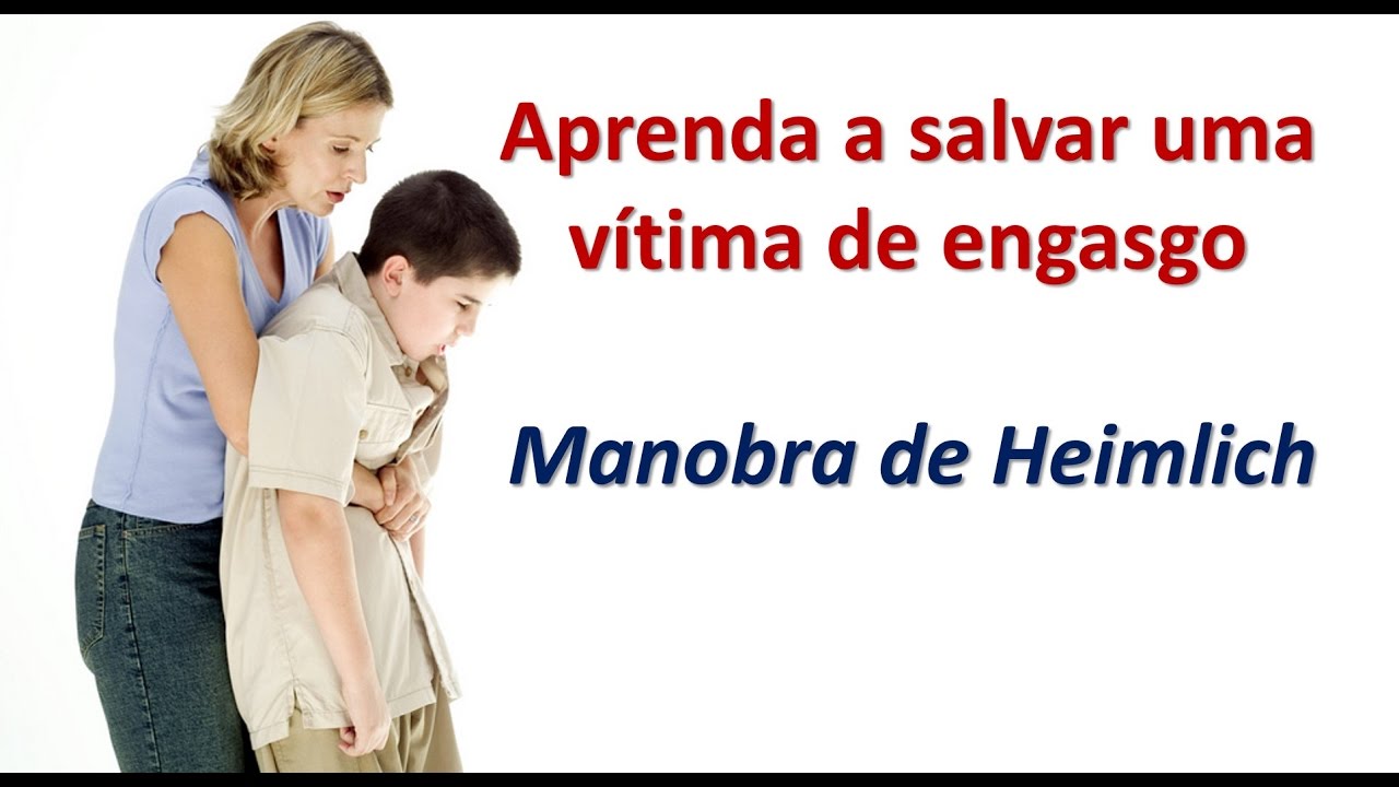 Como salvar uma vítima de engasgo!