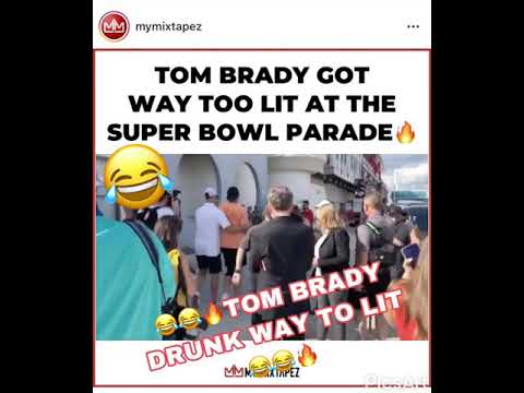 😱😂❗️TOM BRADY DRUNK OUT HIS PANTS 😂😂😱