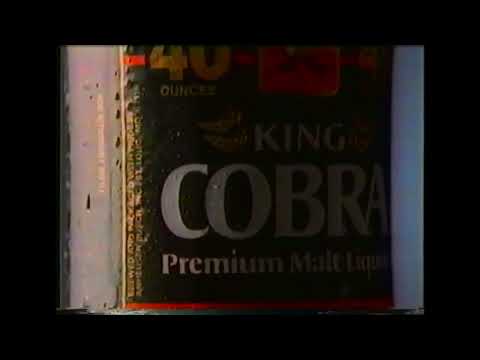 40 oz King Cobra Premium Malt Liquor TV commercial  (1990 Anheuser-Busch)